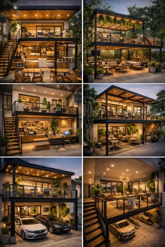 Mezannine Cafe Modern di Ciracas